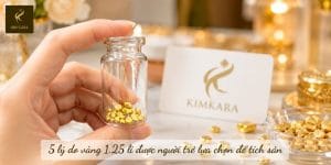 5 lý do vàng 1.25 li được người trẻ lựa chọn để tích sản