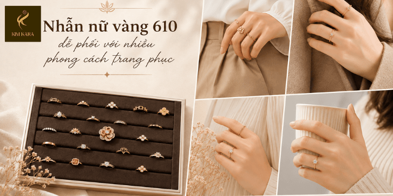 Nhẫn Nữ Vàng 610 - Sự Lựa Chọn Hoàn Hảo Cho Phụ Nữ Hiện Đại
