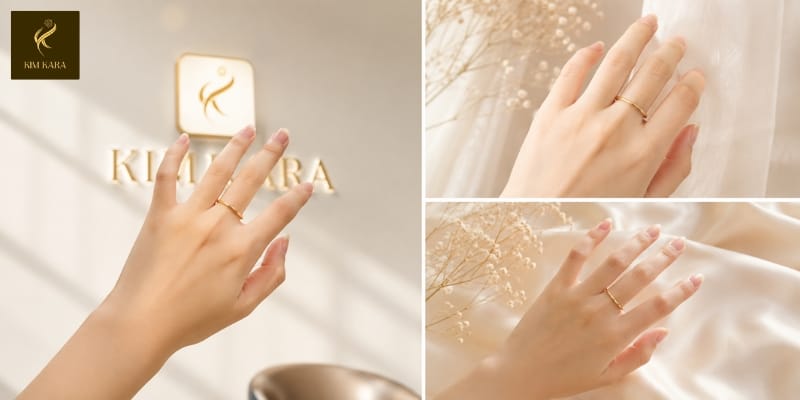 Nhẫn Vàng Nửa Chỉ Giá Bao Nhiêu? Cập Nhật Mẫu Đẹp & Bảng Giá Mới Nhất