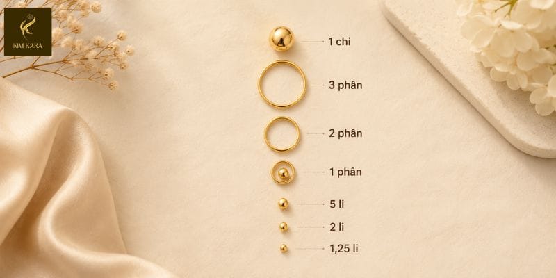 1 Chỉ Vàng Bằng Bao Nhiêu Phân? Cách Quy Đổi Chuẩn