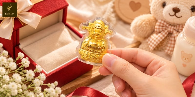 Quà Đầy Tháng Cho Bé Bằng Vàng Nên Chọn Loại Nào?