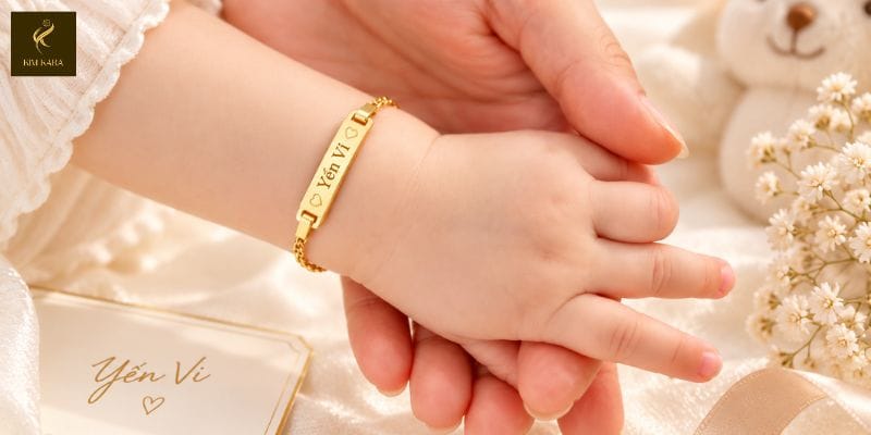 15+ Mẫu Quà Thôi Nôi Bằng Vàng Cho Bé Trai, Bé Gái Ý Nghĩa Nhất