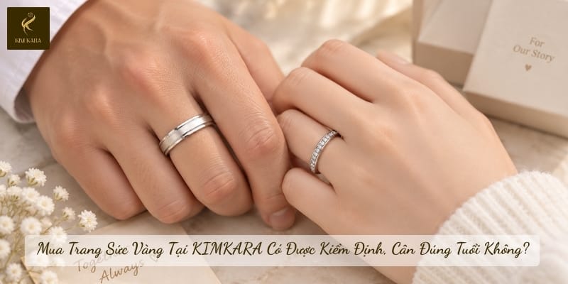 Mua Trang Sức Vàng Tại KIMKARA Có Được Kiểm Định, Cân Đúng Tuổi Không?
